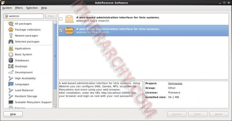 Install Webmin in CentOS 6.3 | ITHierarchy Inc